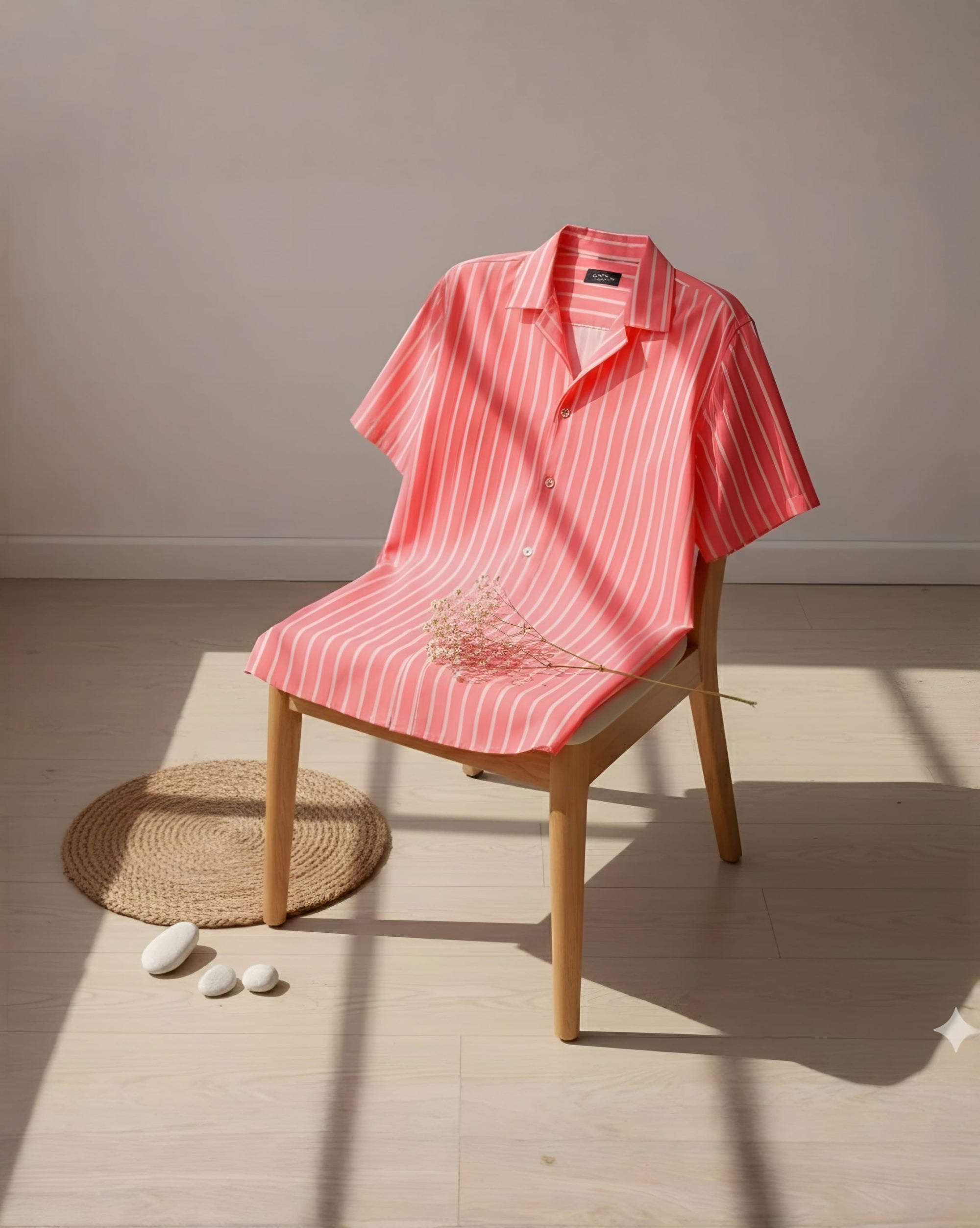 Pink strip Half sleeve image 3